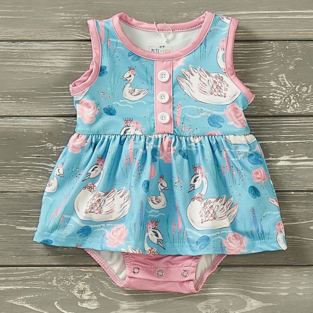 Swan Song Girl Infant Romper