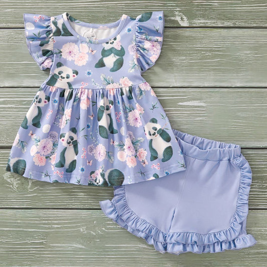 Pretty Pandas 2 piece set